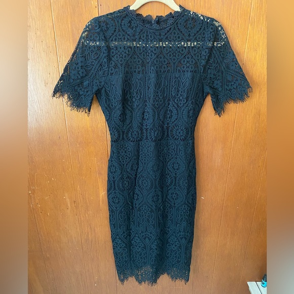Lulus Remarkable Lace Dress - black - Picture 6 of 13
